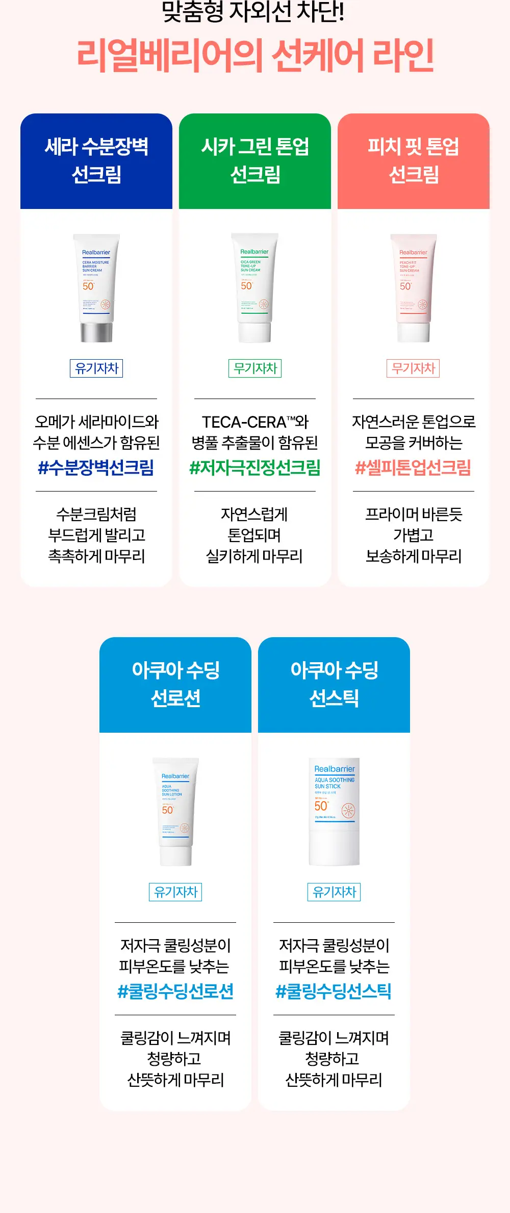 [파데프리/모공결커버] 리얼베리어 피치 핏 톤업 선크림 50ml 상세페이지 16